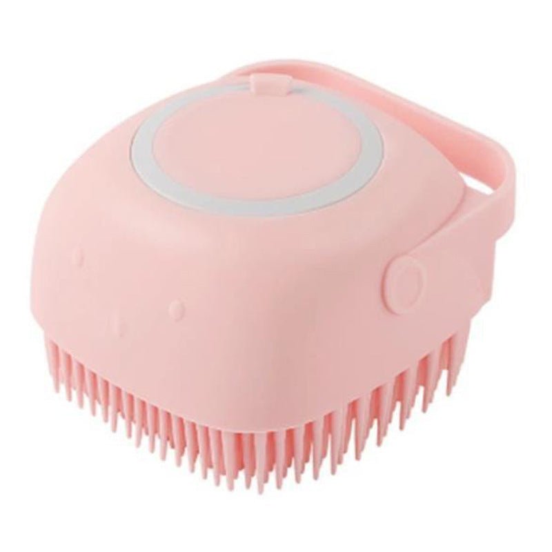 Silicone Dog Bath Massage Gloves Brush Pet Cat Bathroom Cleaning Tool Comb Brush For Dog Can Pour Shampoo Dog Grooming Supplies - Pawlium