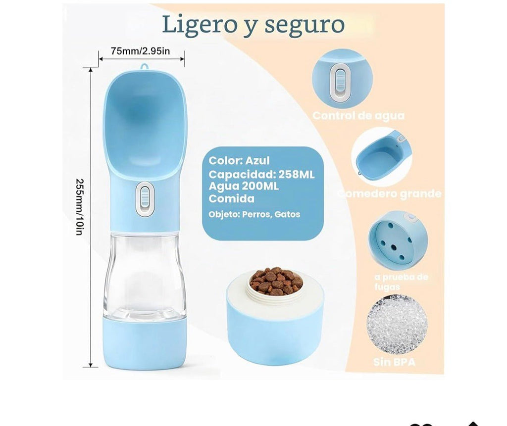 Botella de Agua Portátil para Perros - PawliumBotella de Agua Portátil para Perros