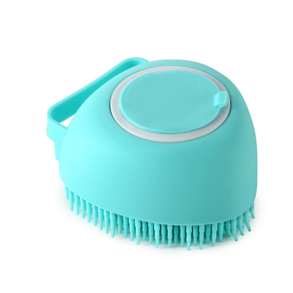Silicone Dog Bath Massage Gloves Brush Pet Cat Bathroom Cleaning Tool Comb Brush For Dog Can Pour Shampoo Dog Grooming Supplies - Pawlium