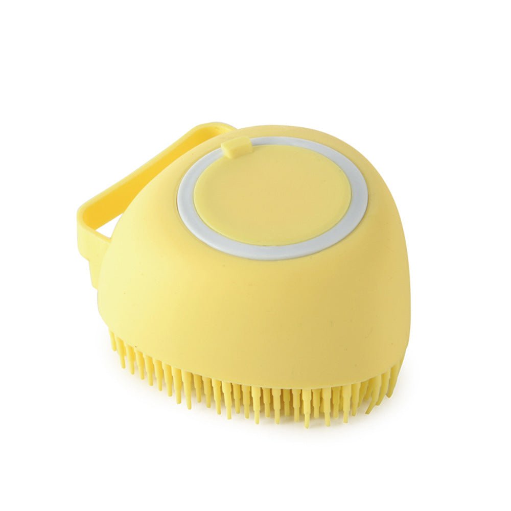 Silicone Dog Bath Massage Gloves Brush Pet Cat Bathroom Cleaning Tool Comb Brush For Dog Can Pour Shampoo Dog Grooming Supplies - Pawlium