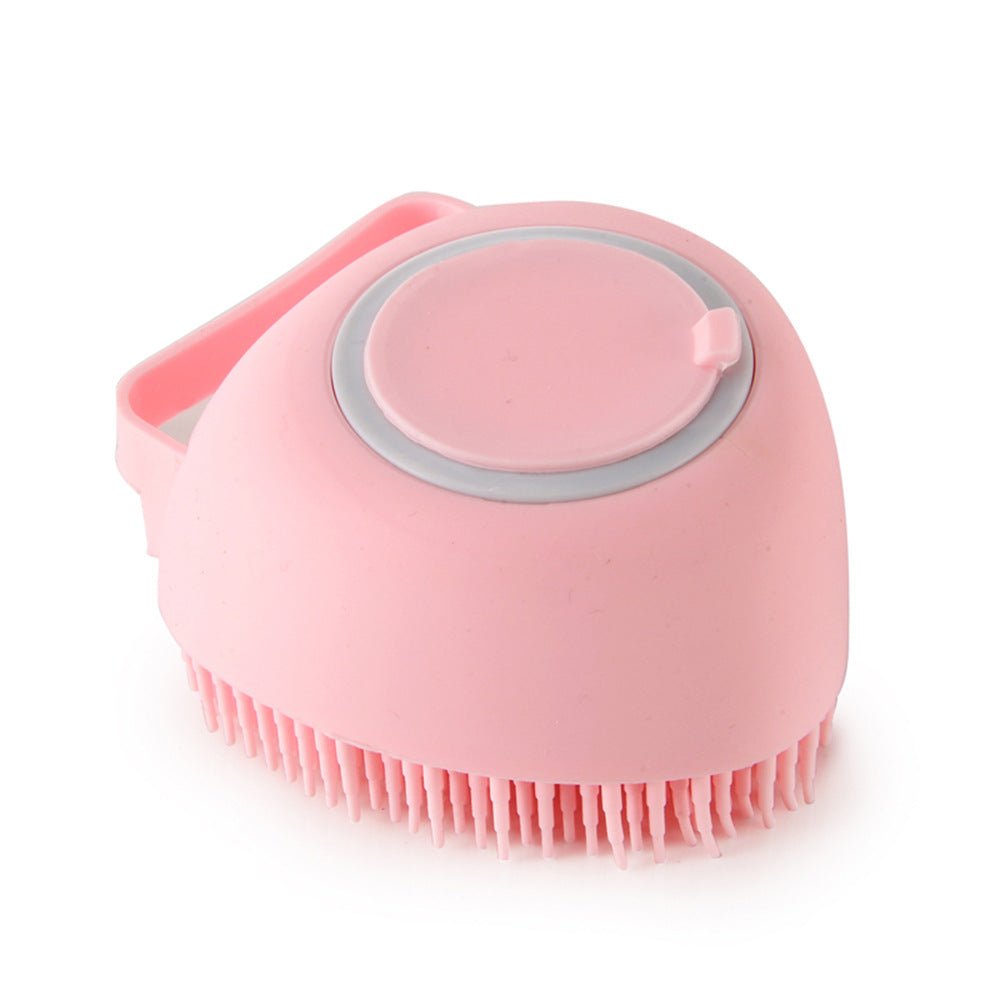 Silicone Dog Bath Massage Gloves Brush Pet Cat Bathroom Cleaning Tool Comb Brush For Dog Can Pour Shampoo Dog Grooming Supplies - Pawlium