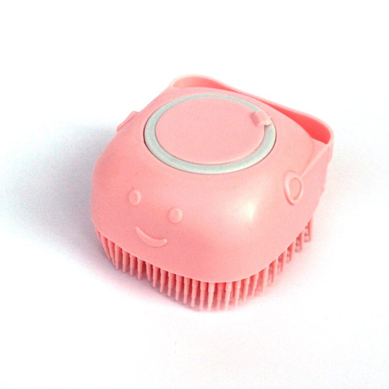 Silicone Dog Bath Massage Gloves Brush Pet Cat Bathroom Cleaning Tool Comb Brush For Dog Can Pour Shampoo Dog Grooming Supplies - Pawlium