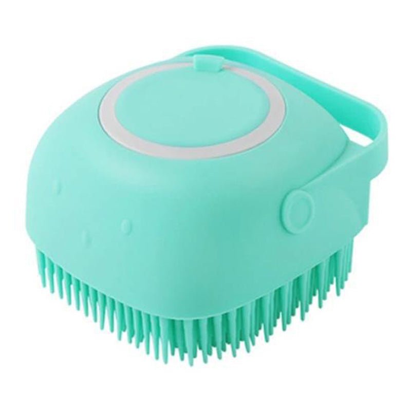 Silicone Dog Bath Massage Gloves Brush Pet Cat Bathroom Cleaning Tool Comb Brush For Dog Can Pour Shampoo Dog Grooming Supplies - Pawlium