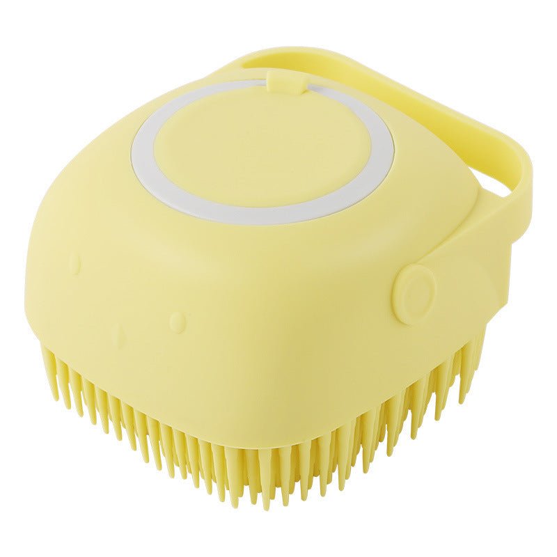Silicone Dog Bath Massage Gloves Brush Pet Cat Bathroom Cleaning Tool Comb Brush For Dog Can Pour Shampoo Dog Grooming Supplies - Pawlium