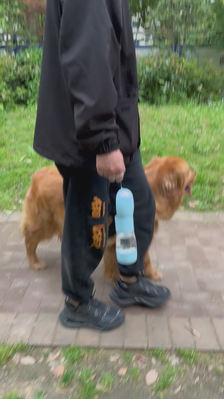 Botella portátil de agua y comida para perros | Pawlium